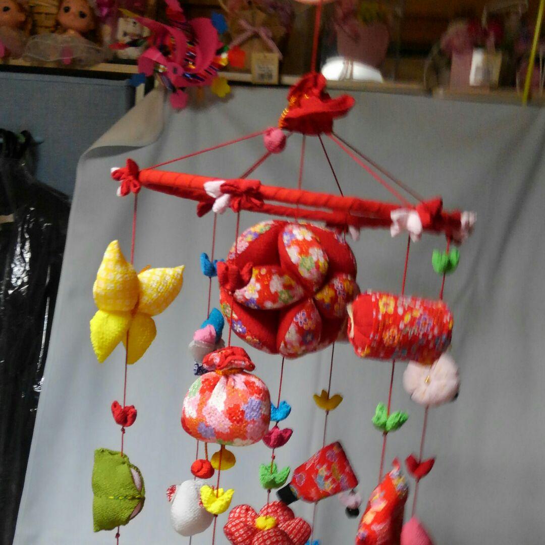 専用⭐︎ちりめん吊るし雛吊るし飾り赤☆ハンドメイド