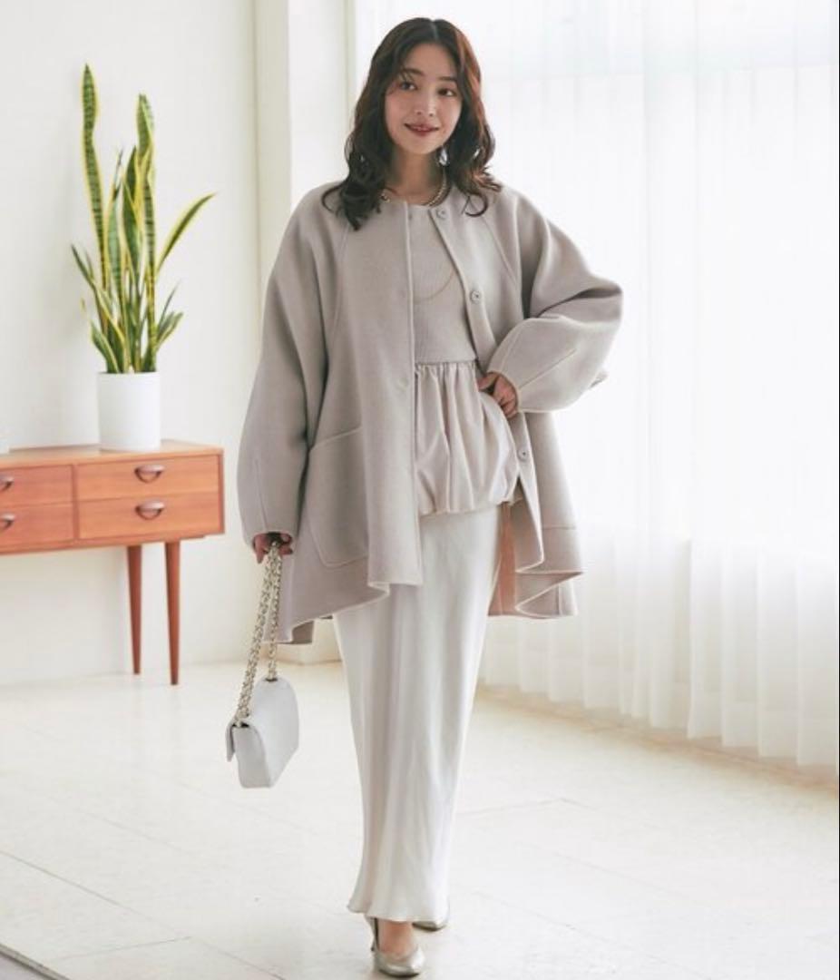 ライトラグランフレアコート