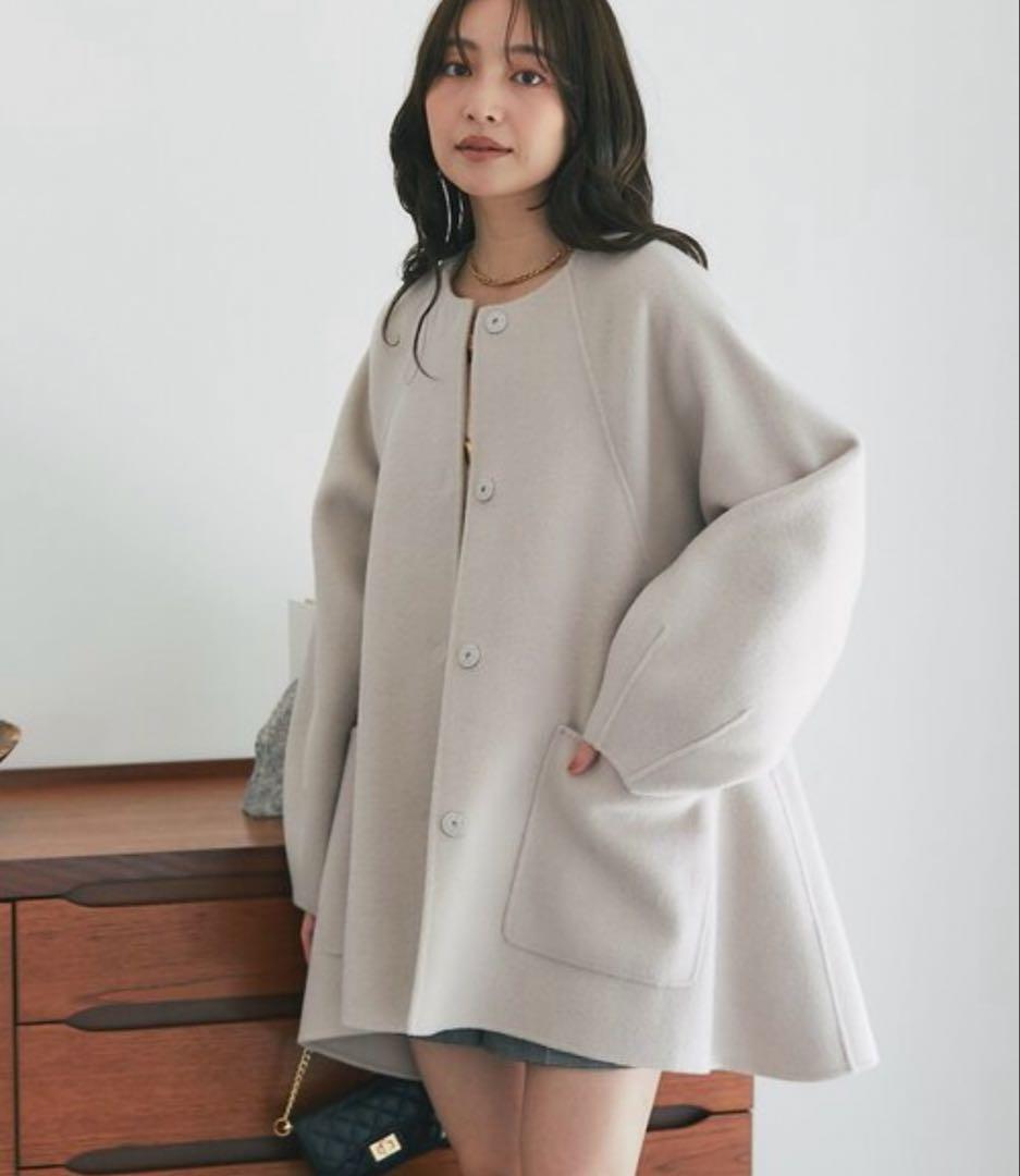 ライトラグランフレアコート