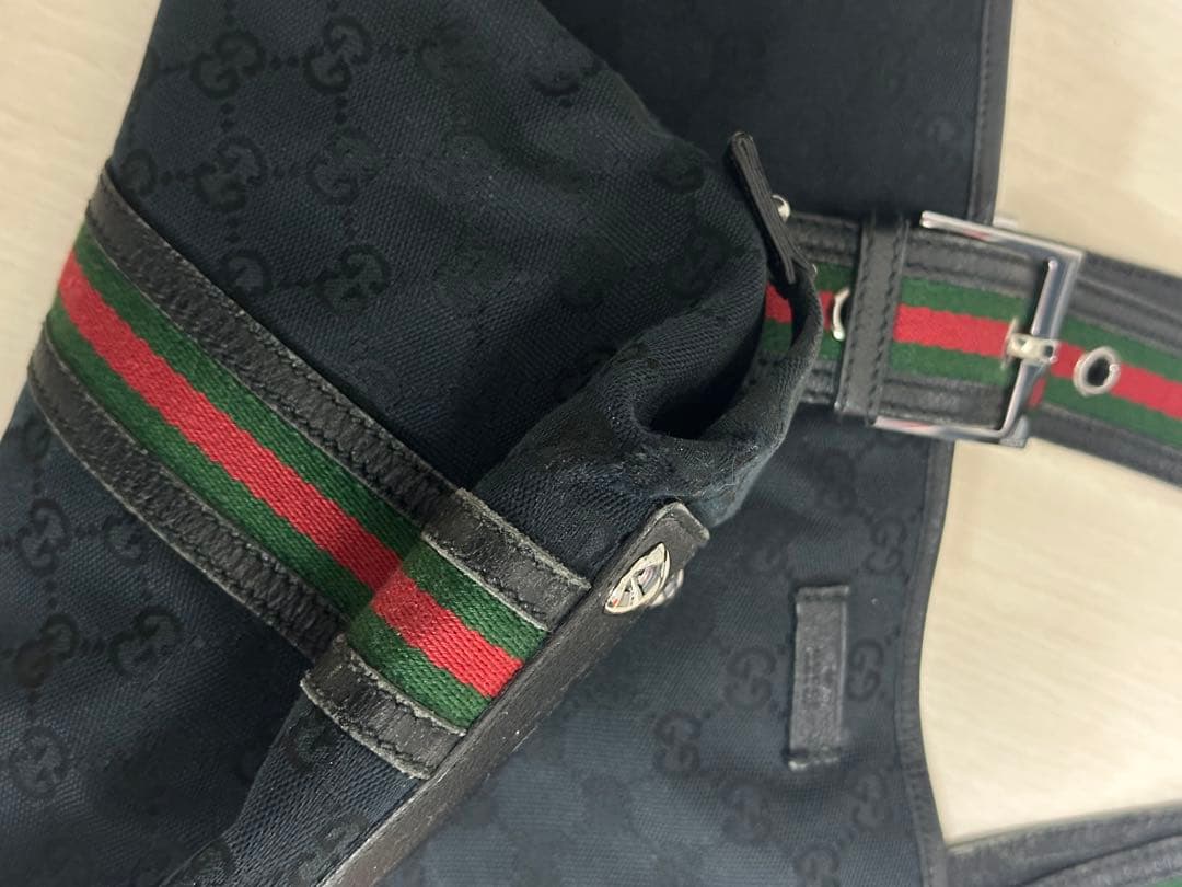 Gucci トートバッグ GGキャンバス　シェリーライン