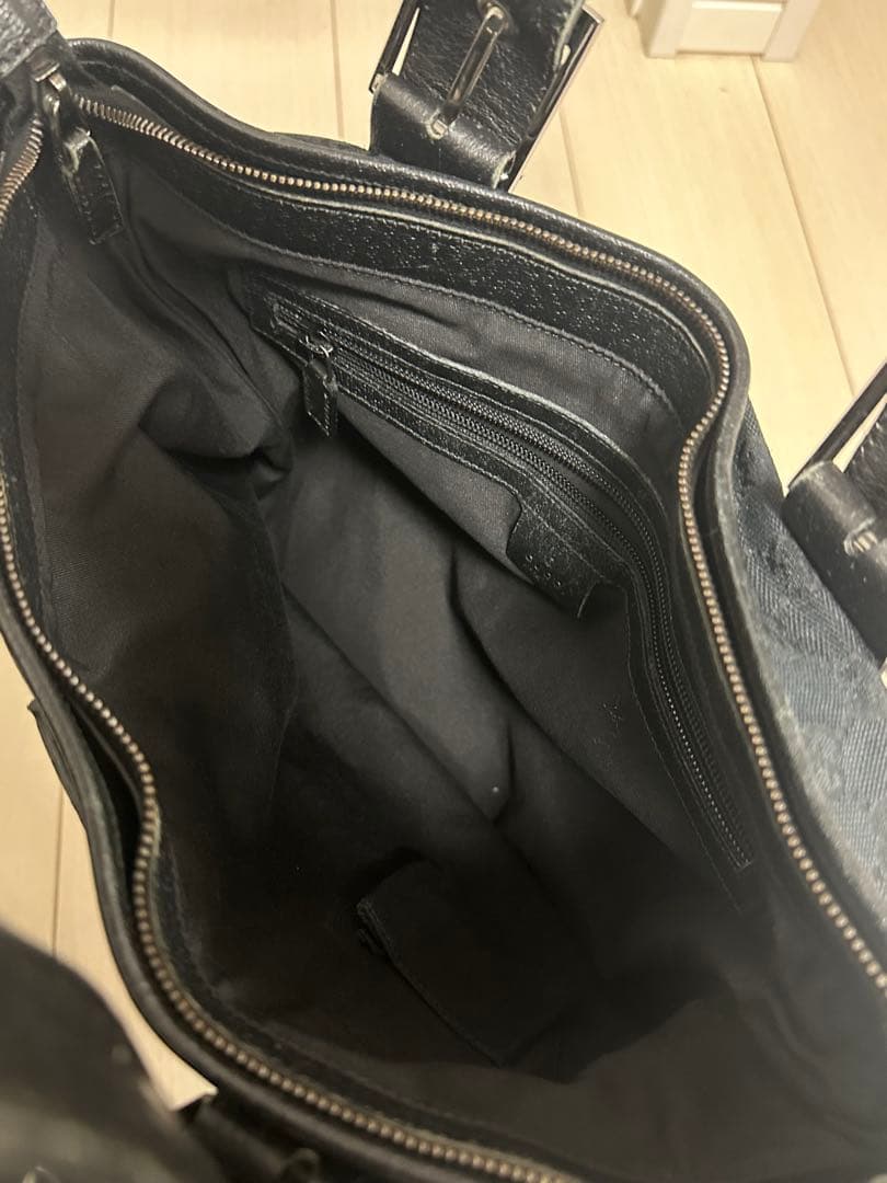 Gucci トートバッグ GGキャンバス　シェリーライン