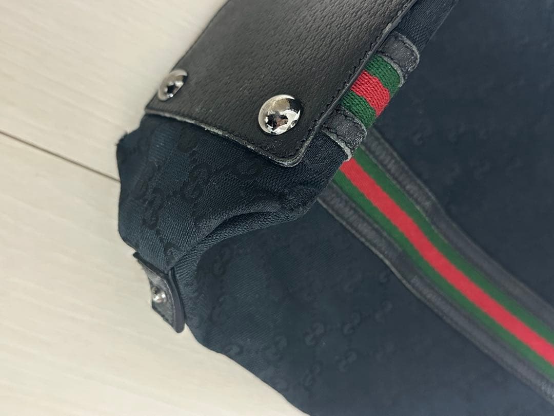 Gucci トートバッグ GGキャンバス　シェリーライン