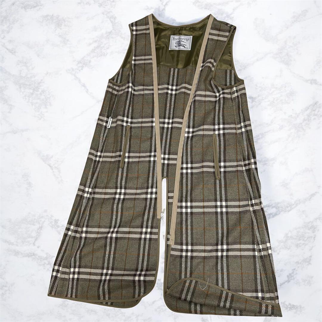 Burberrys ウールライナー付2wayトレンチ コート9号 ブラウン系裏地