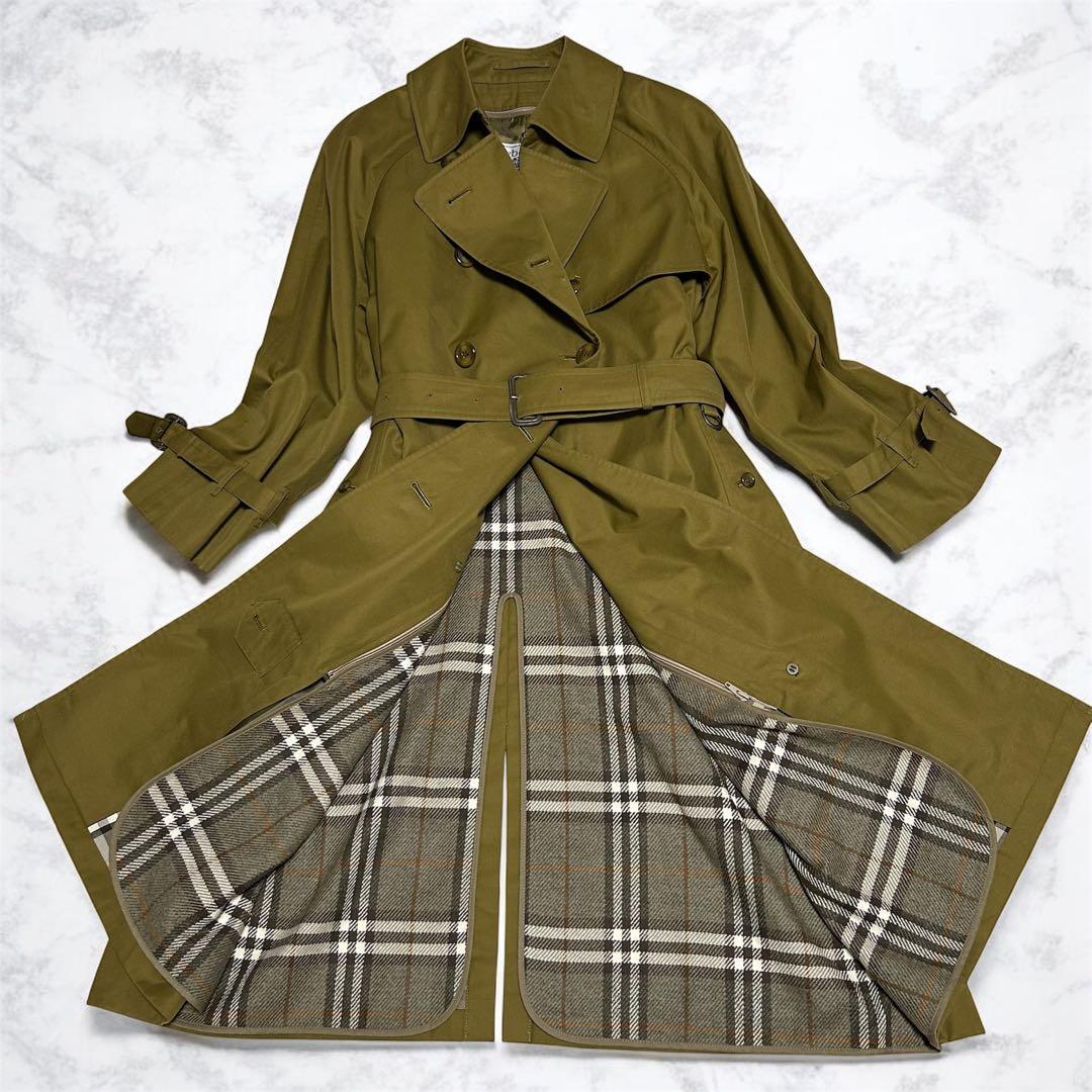 Burberrys ウールライナー付2wayトレンチ コート9号 ブラウン系裏地