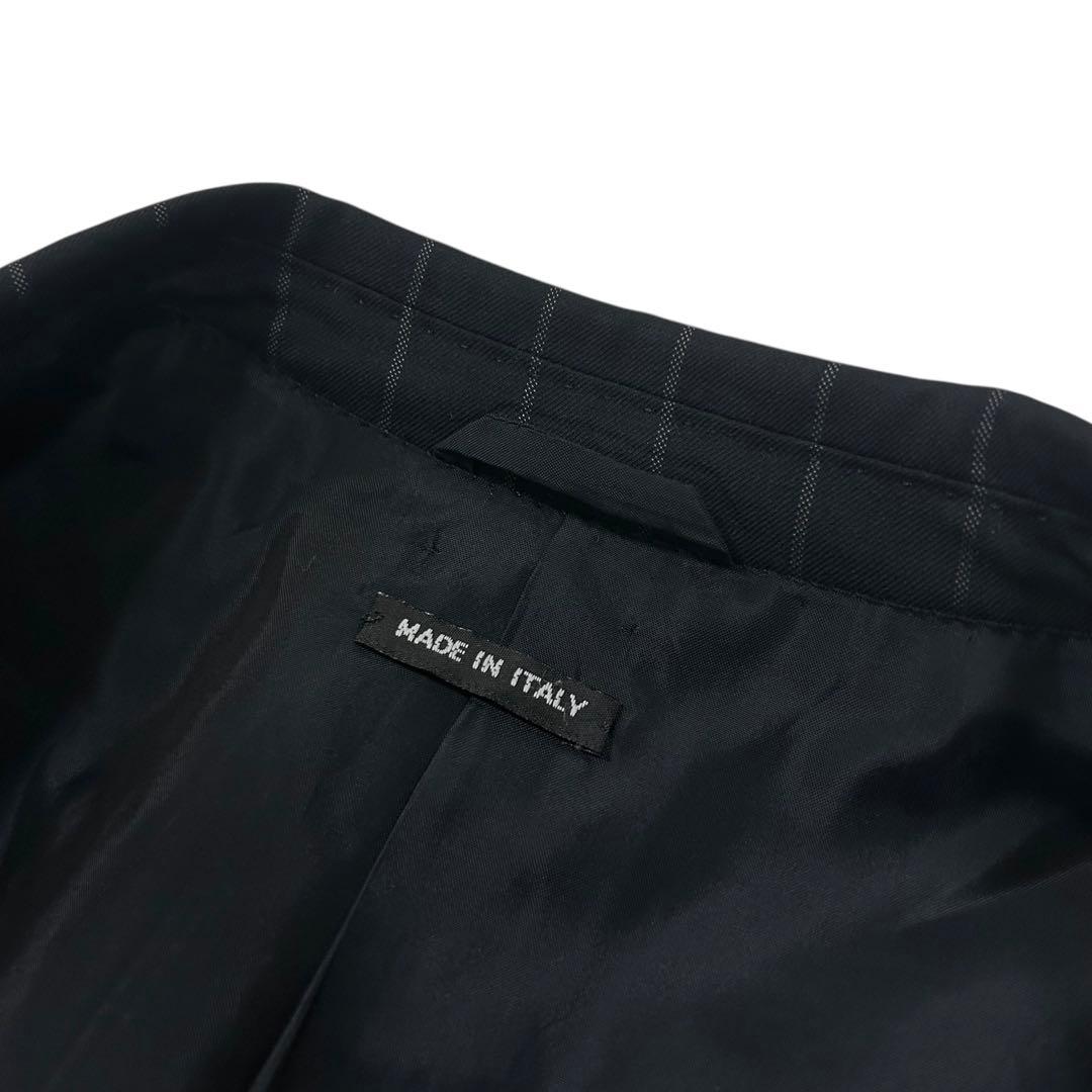 美品 イタリー製 GIORGIO ARMANI シングルジャケット ストライプ柄