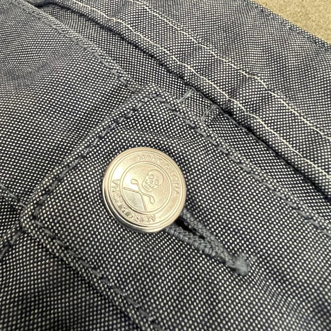 MARK&LONA マークアンドロナ　ハーフパンツ　メンズ　L ゴルフ　ロゴ