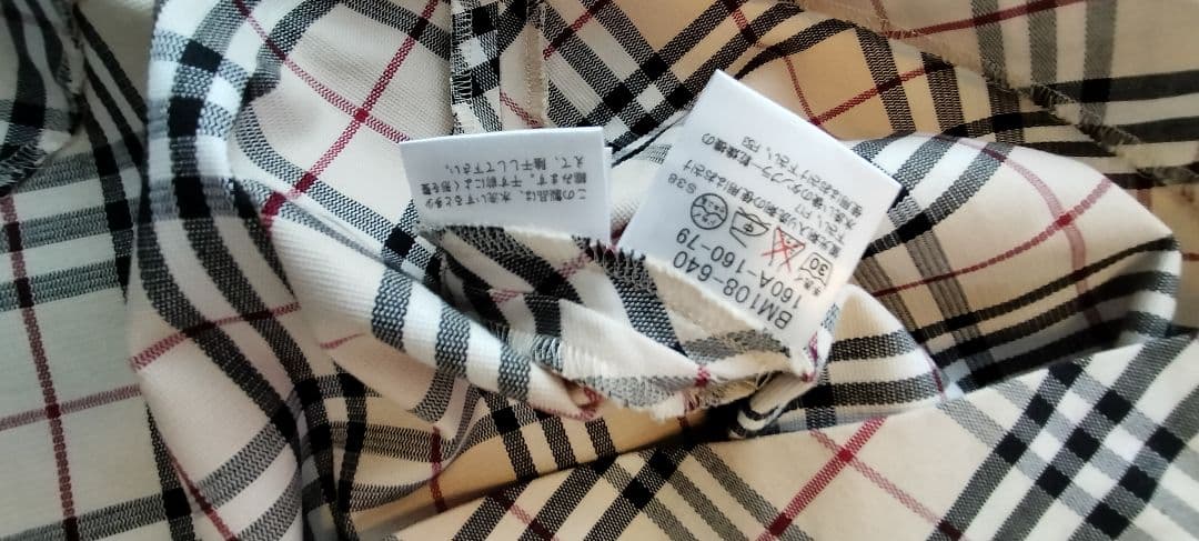 バーバリーブルーレーベル　ノースリーブワンピース160