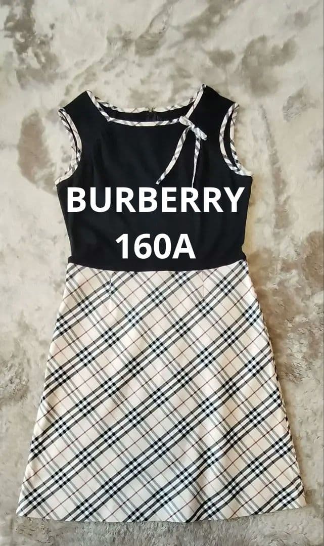 バーバリーブルーレーベル　ノースリーブワンピース160