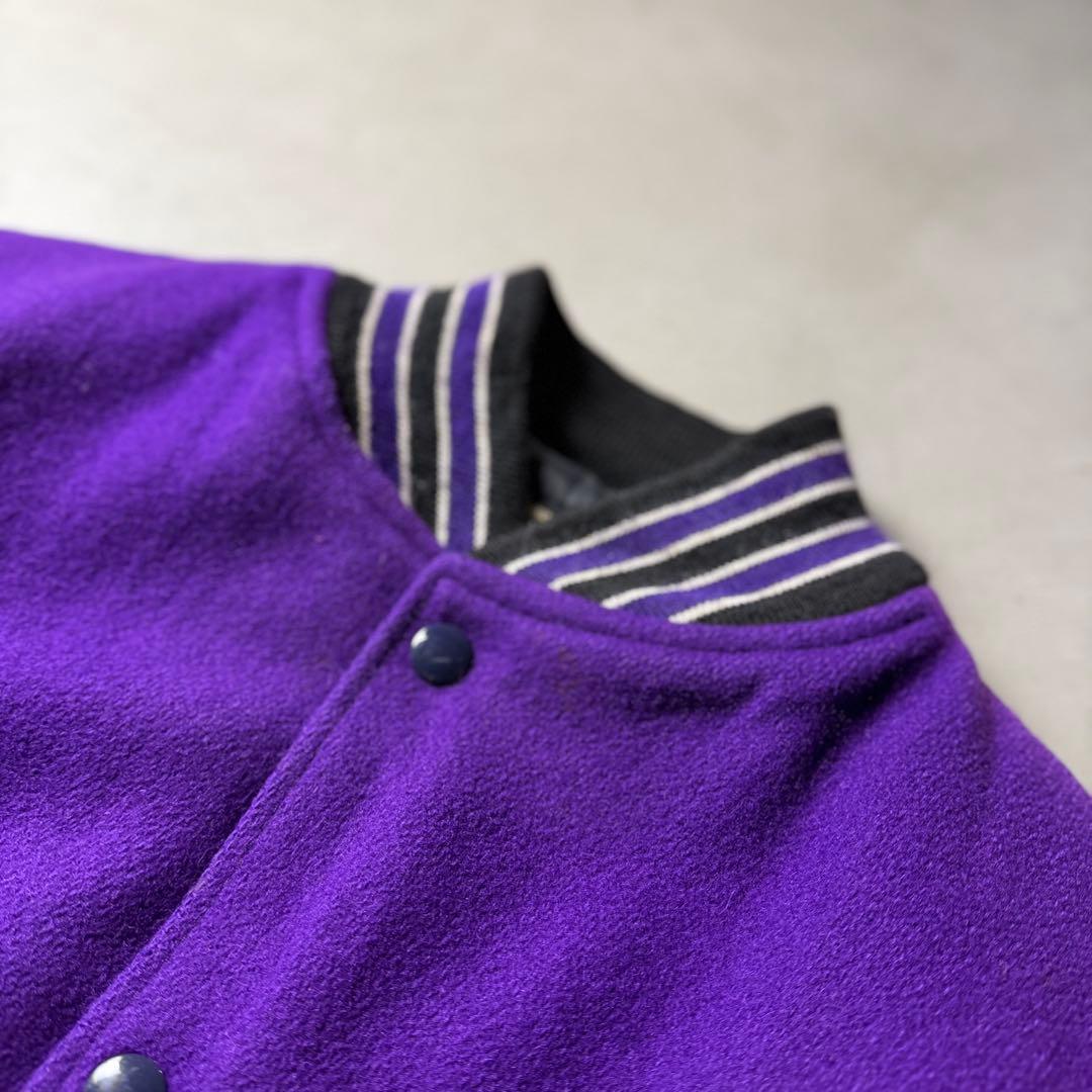 90s HOLLOWAY stadium jumper チェーンステッチ