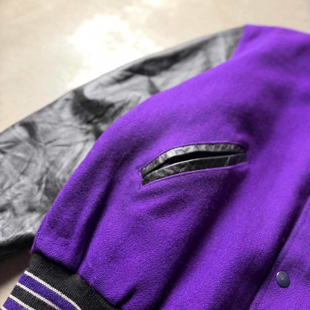 90s HOLLOWAY stadium jumper チェーンステッチ