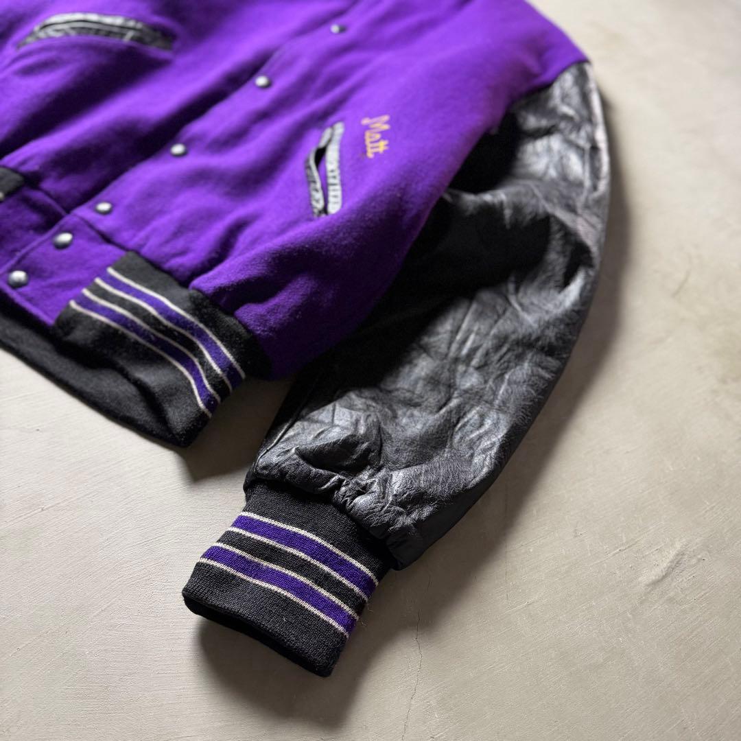 90s HOLLOWAY stadium jumper チェーンステッチ