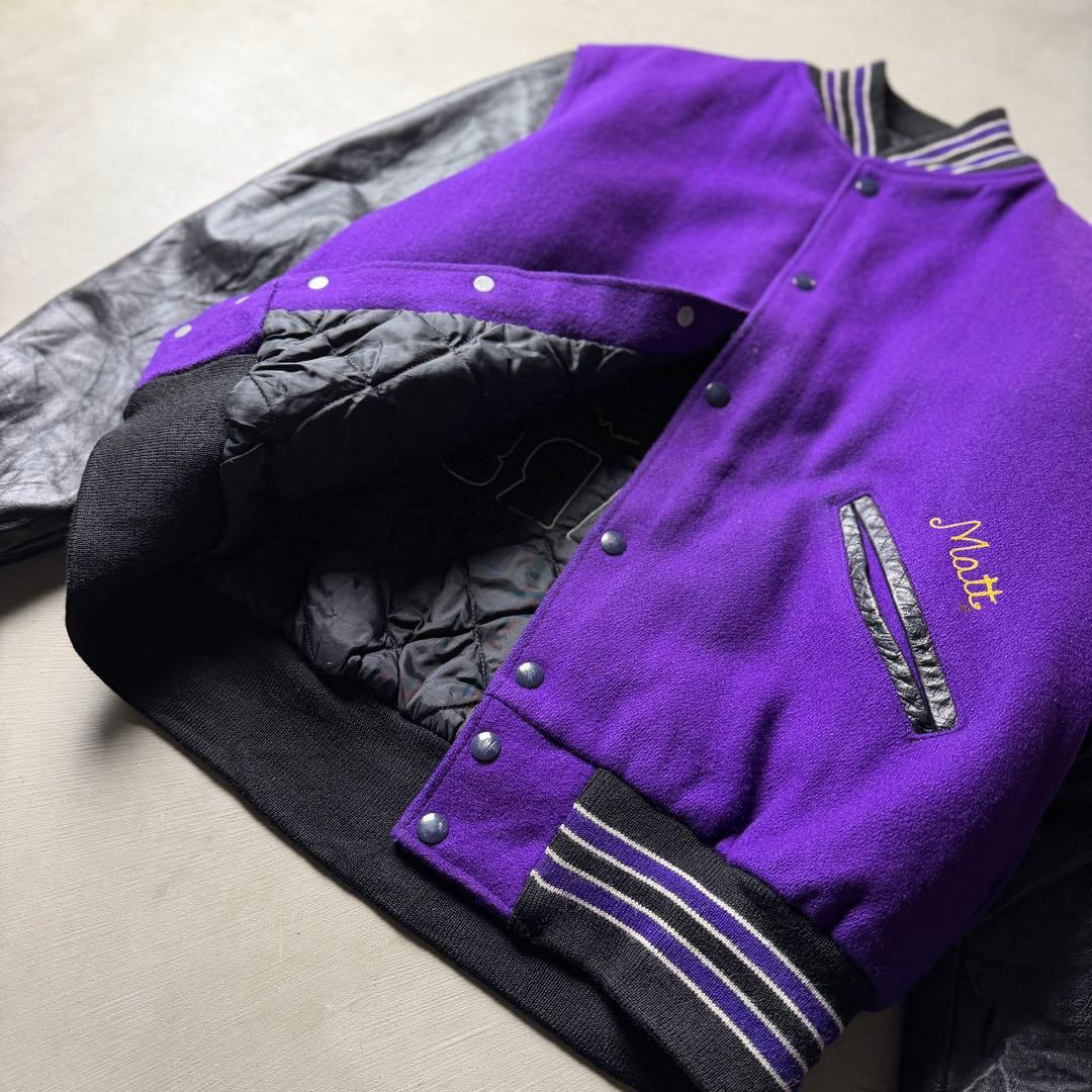 90s HOLLOWAY stadium jumper チェーンステッチ