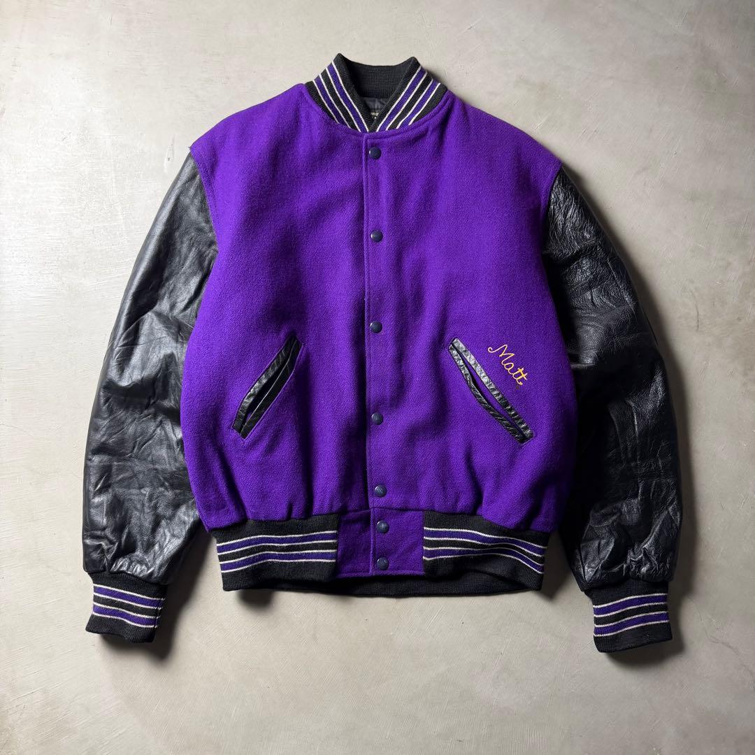 90s HOLLOWAY stadium jumper チェーンステッチ