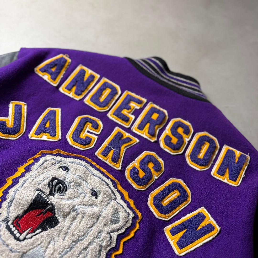 90s HOLLOWAY stadium jumper チェーンステッチ