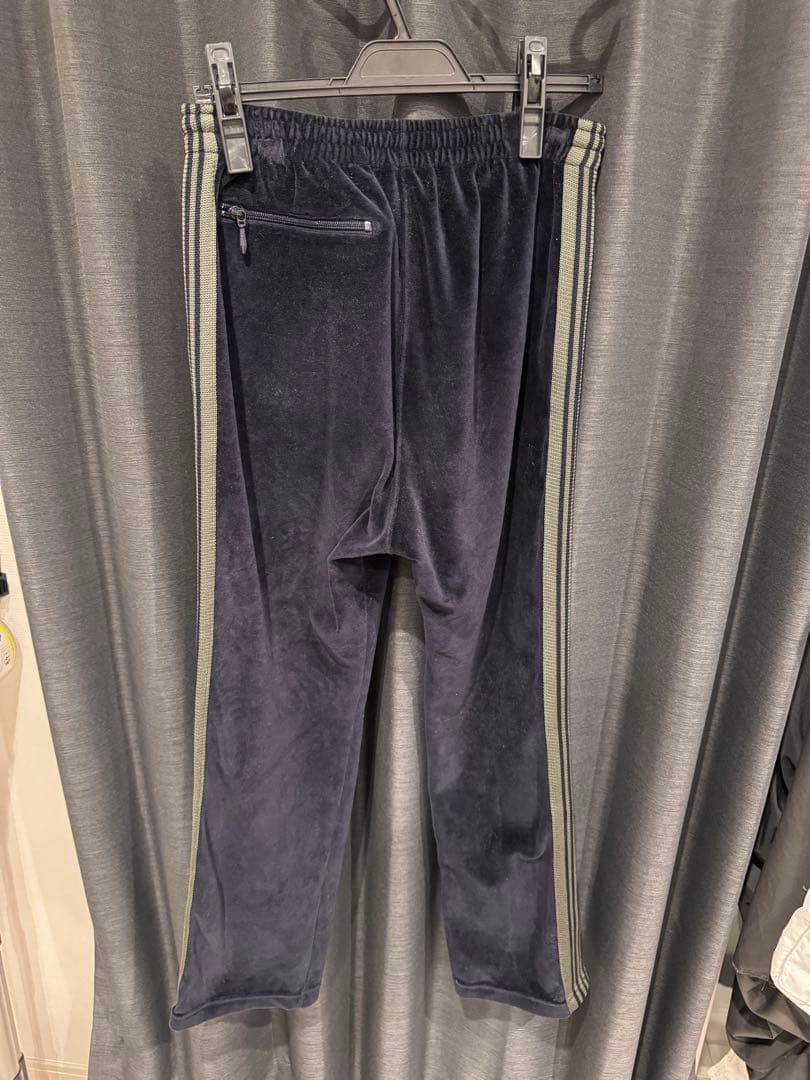 Needles 22AW サイズXS ナロー　ベロアトラックパンツ