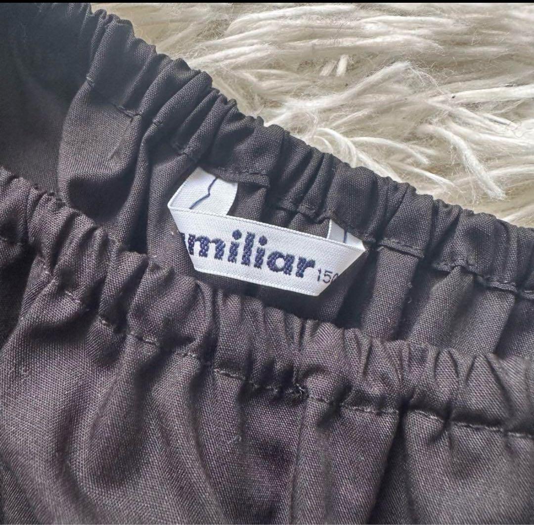 familiar ファミリア ドレス ネイビー フレアワンピース パニエ