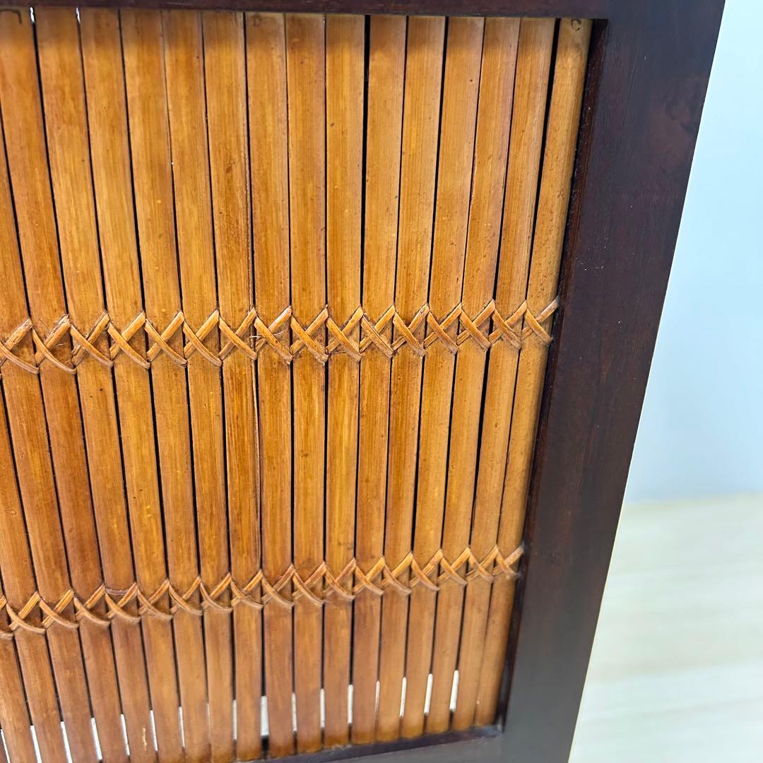 アジアン チェスト チーク無垢材 2段 木製 棚 バリ リゾート 南国風