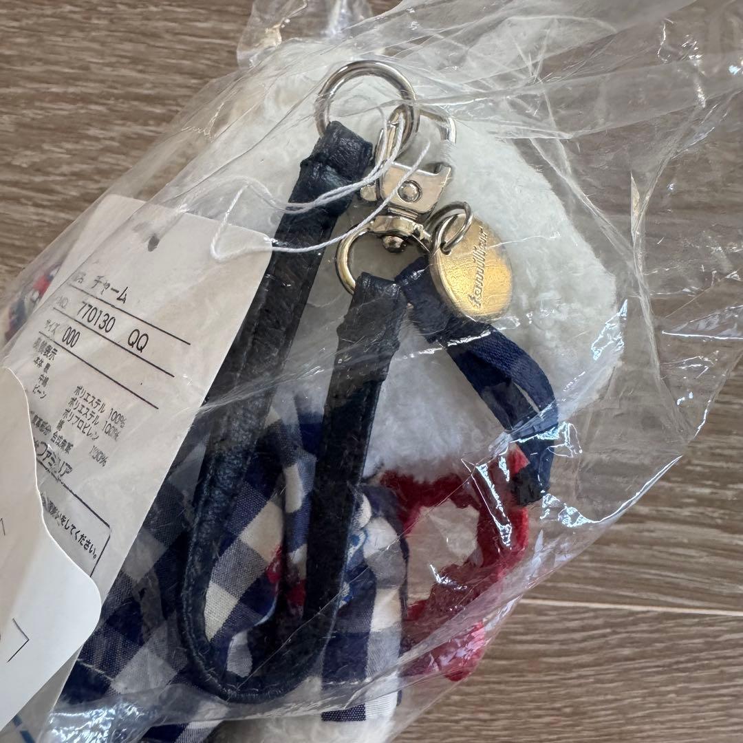 大阪関西万博　新品　ファミリア　ミャクミャク　マスコットベアー　チャーム