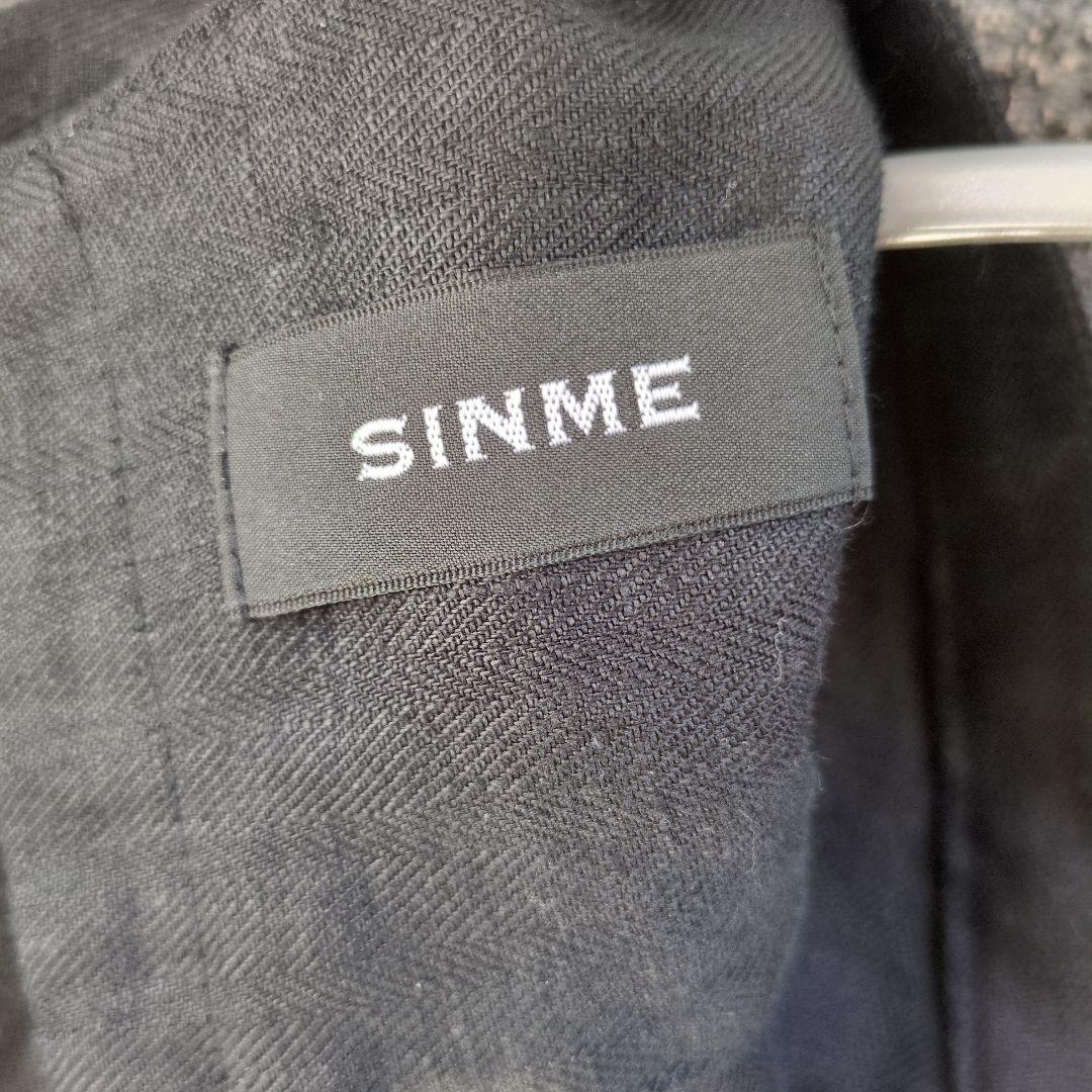 SINME シンメ Vネックオールインワン リネン