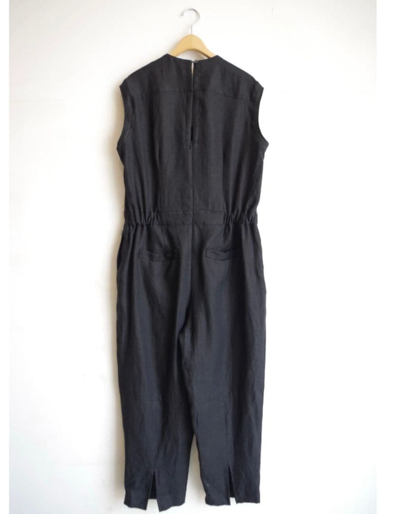 SINME シンメ Vネックオールインワン リネン