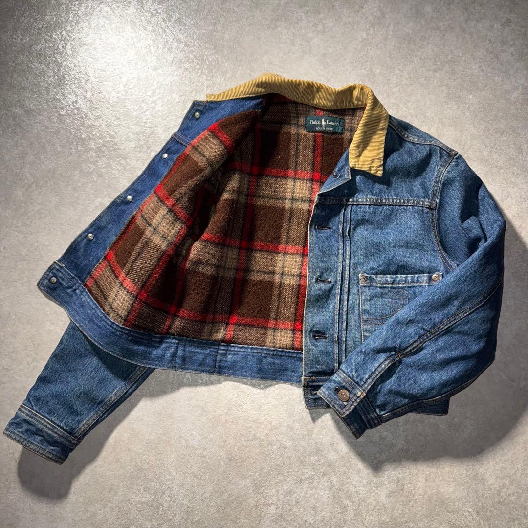 ジャケット・アウター 70s ralph lauren type 2nd denim jacket