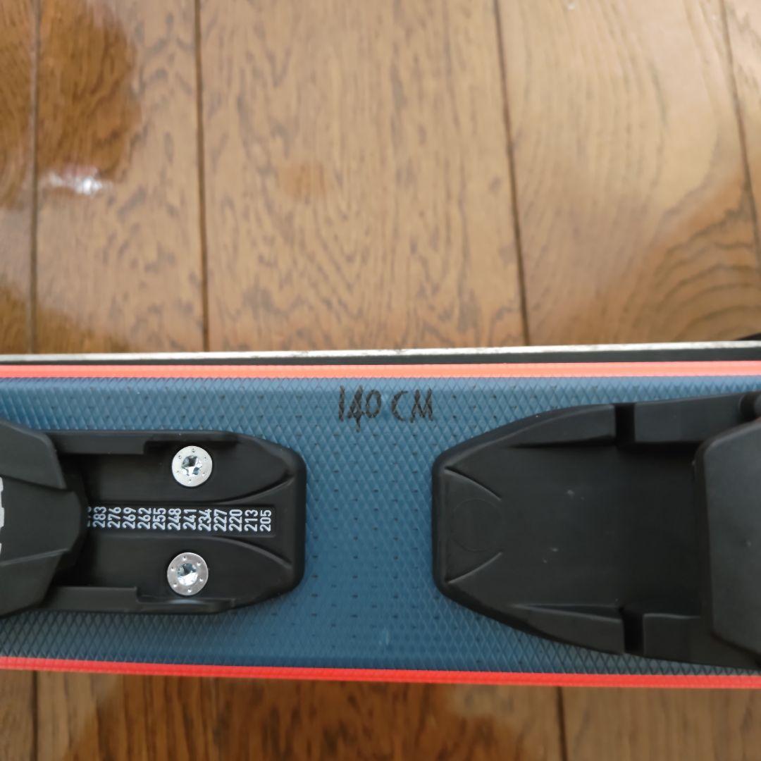 キッズスキー板(140cm)、ブーツ(24cm)、ストック(95cm)セット