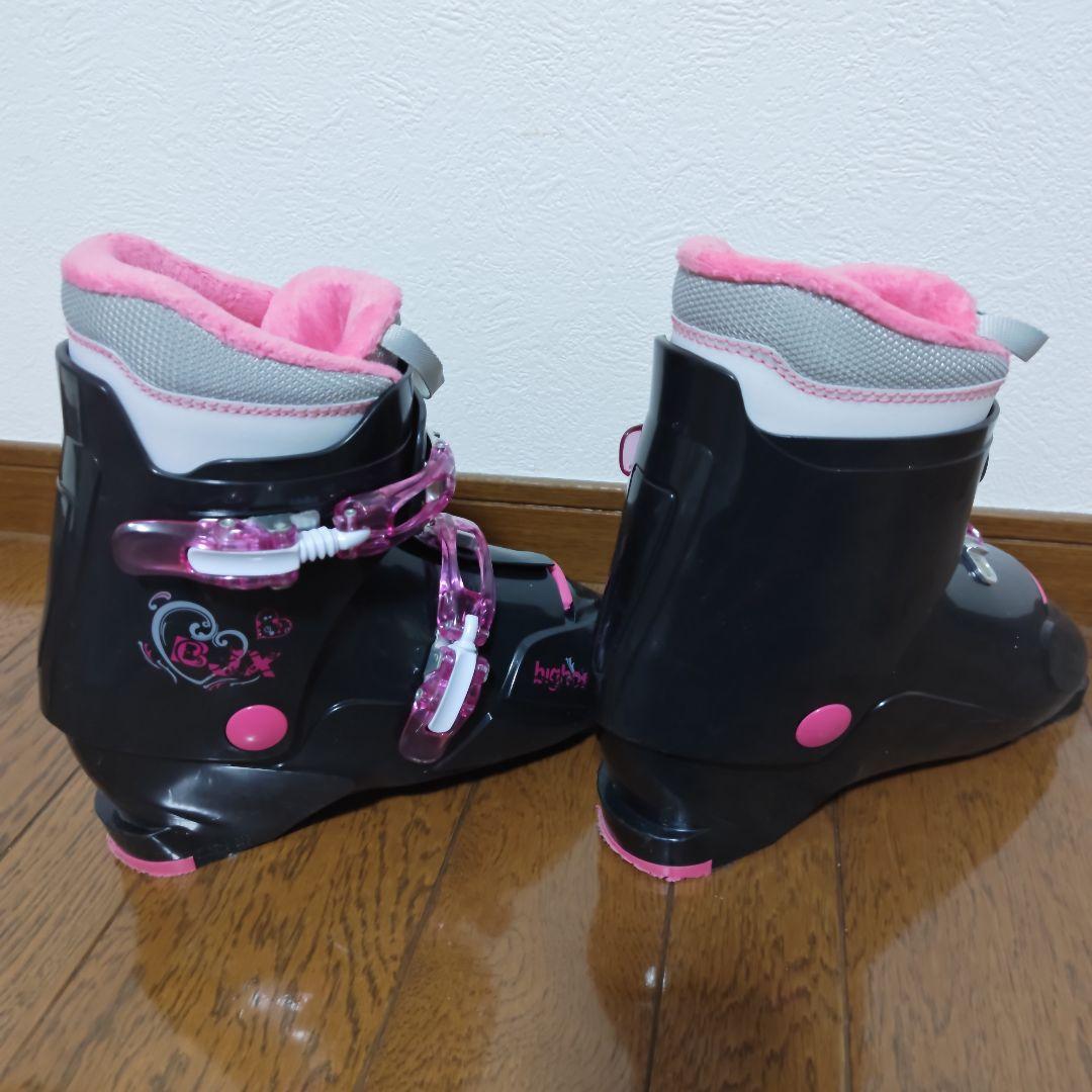 キッズスキー板(140cm)、ブーツ(24cm)、ストック(95cm)セット