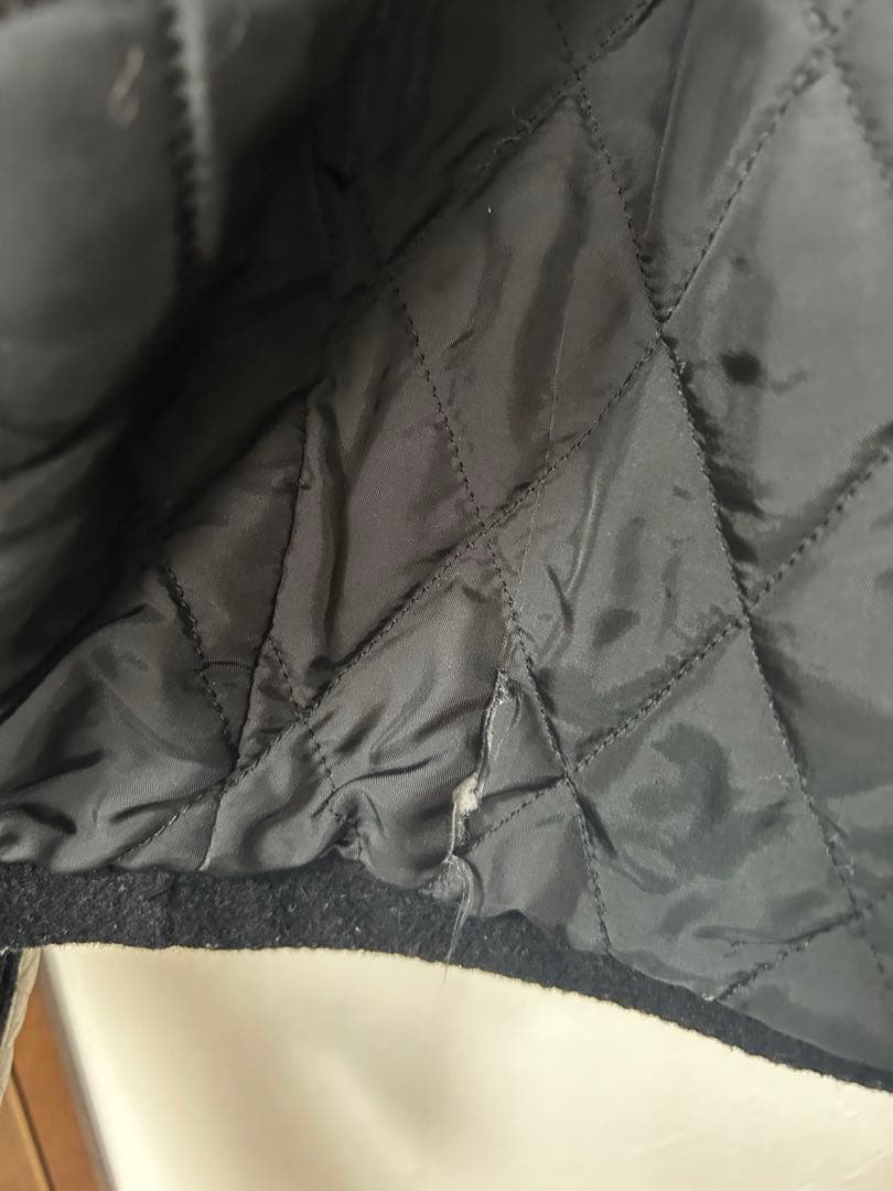 JUNYA WATANABE スタジャン Mサイズ ブラック/ホワイト