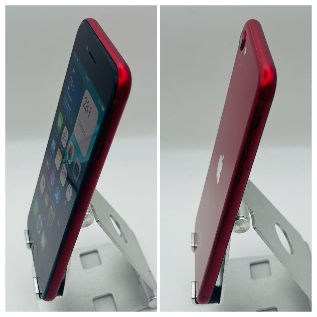 iPhone SE3 レッド SIMフリー バッテリー100%