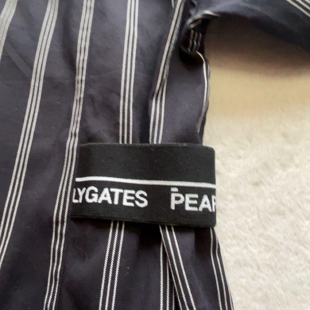 極美品　2025　パーリーゲイツ　オックス ストレッチ ストライプ 　ワンピース