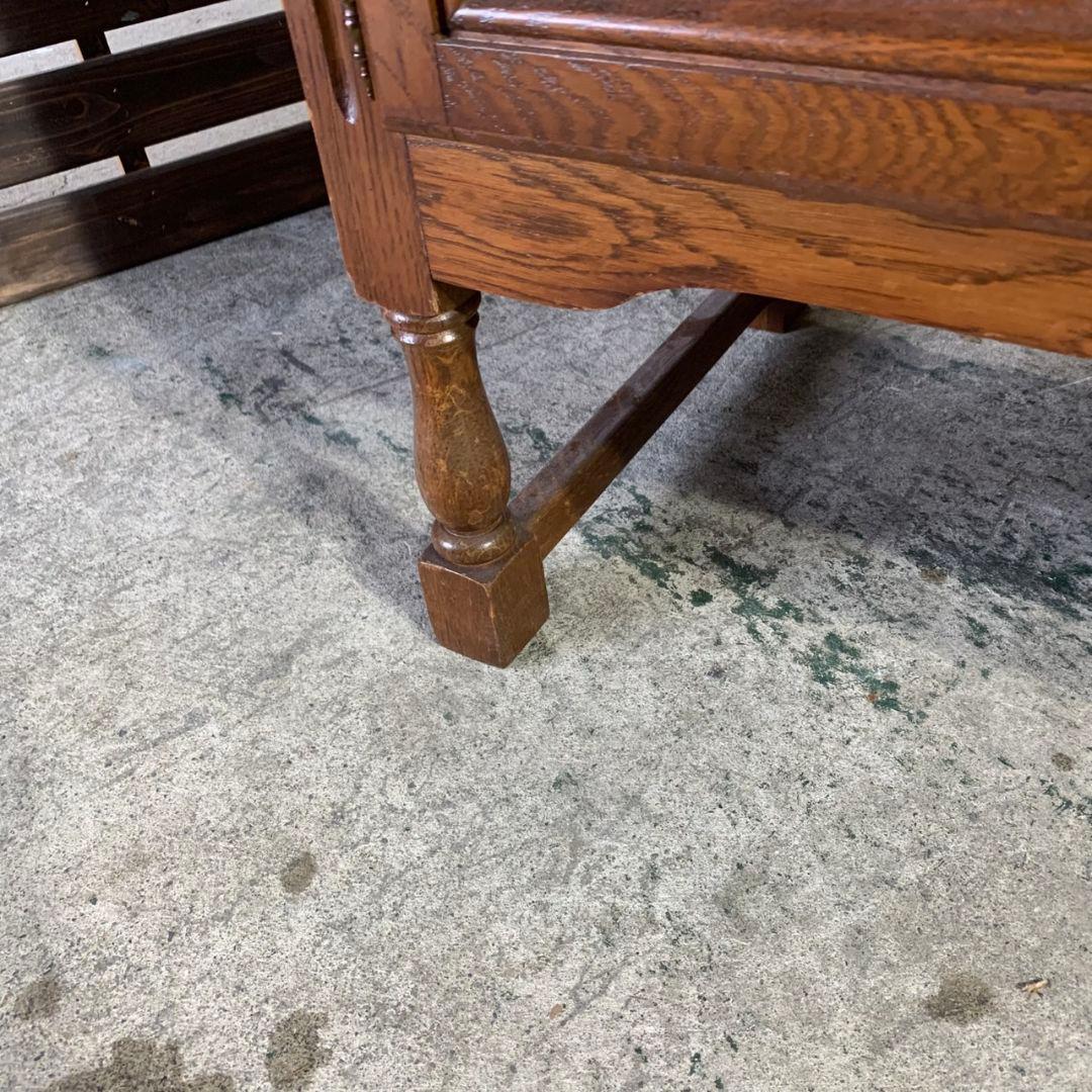 I687 アンティーク 木製キャビネット チェスト 引き出し収納 ベルギー製