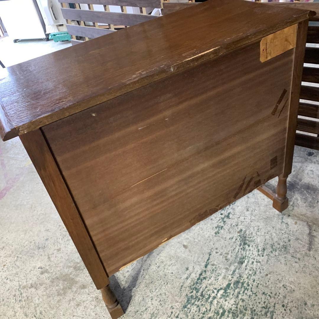 I687 アンティーク 木製キャビネット チェスト 引き出し収納 ベルギー製