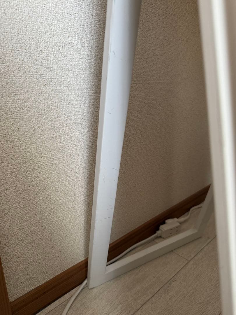 【美品】シャビーシック アンティーク調 スタンドミラー 全身鏡