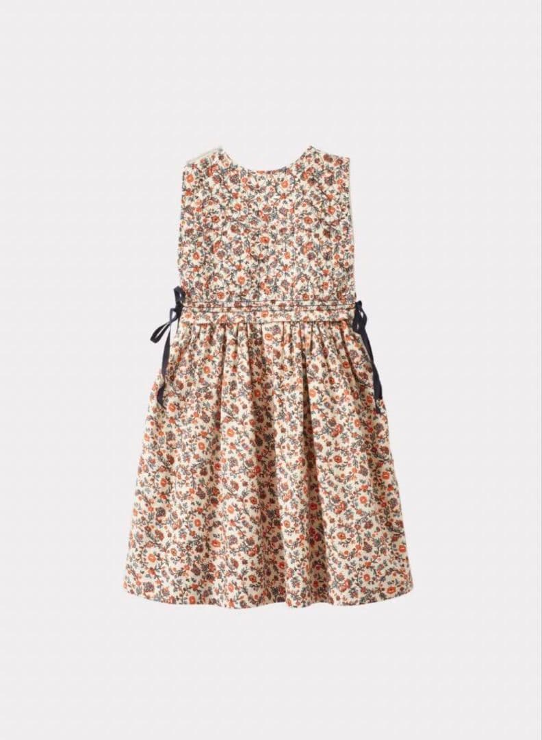 【CARAMEL】COLIMA GIRL DRESS CREAM FLORAL
