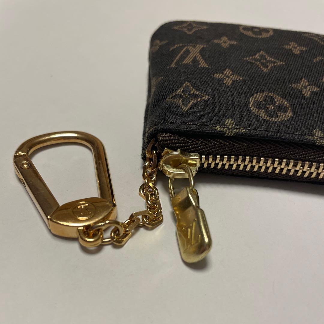 【美品】LOUIS VUITTON ミニポーチ モノグラム ミニラン エベヌ