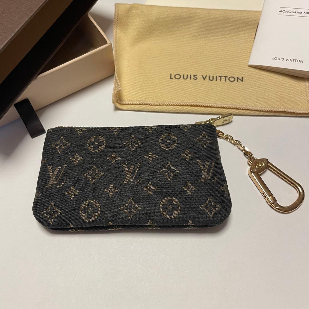 【美品】LOUIS VUITTON ミニポーチ モノグラム ミニラン エベヌ