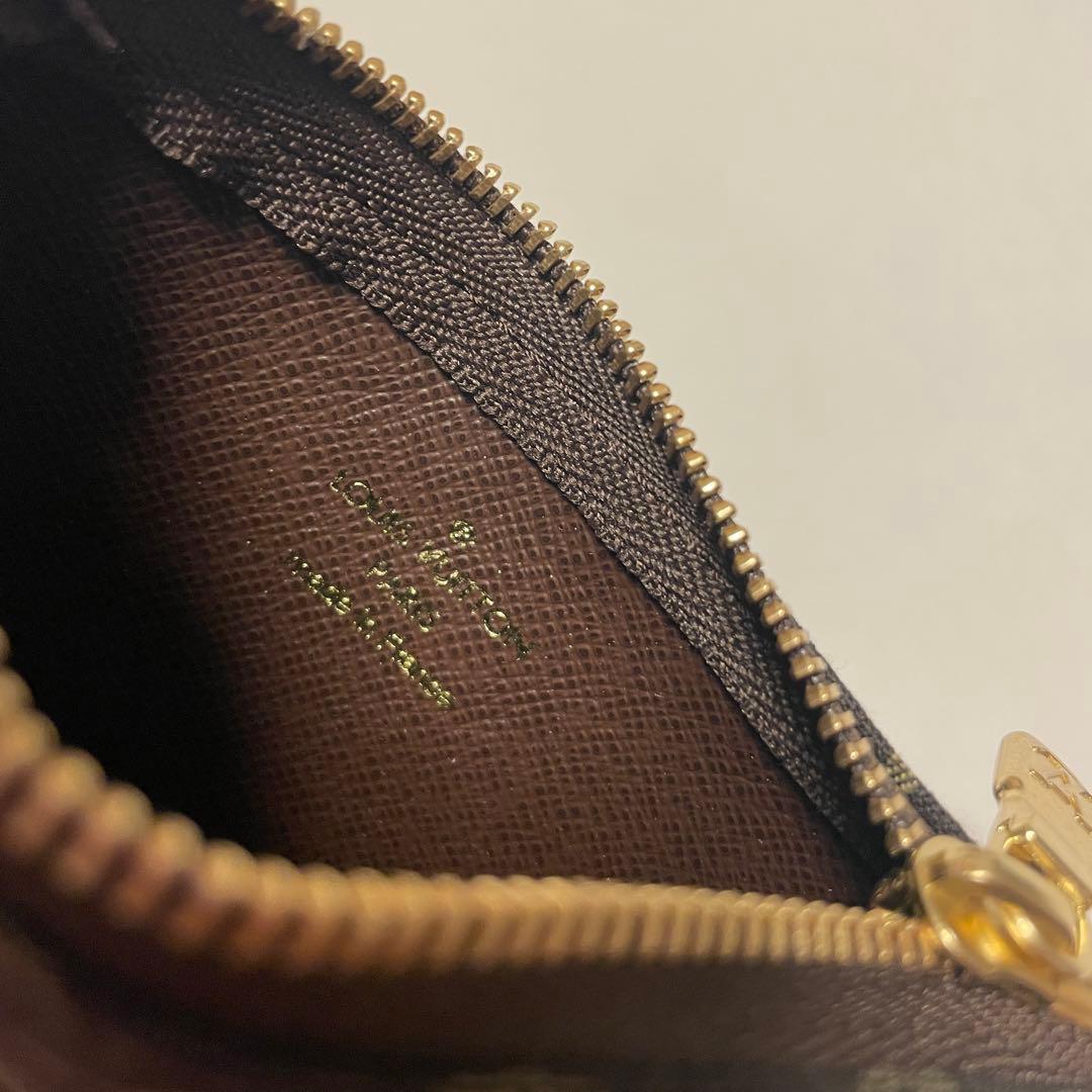 【美品】LOUIS VUITTON ミニポーチ モノグラム ミニラン エベヌ