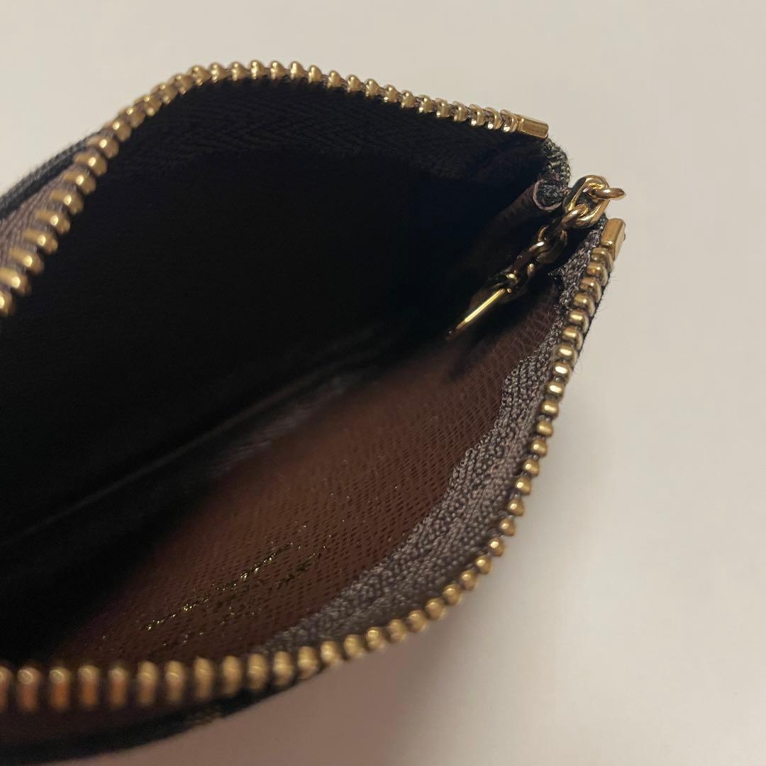 【美品】LOUIS VUITTON ミニポーチ モノグラム ミニラン エベヌ