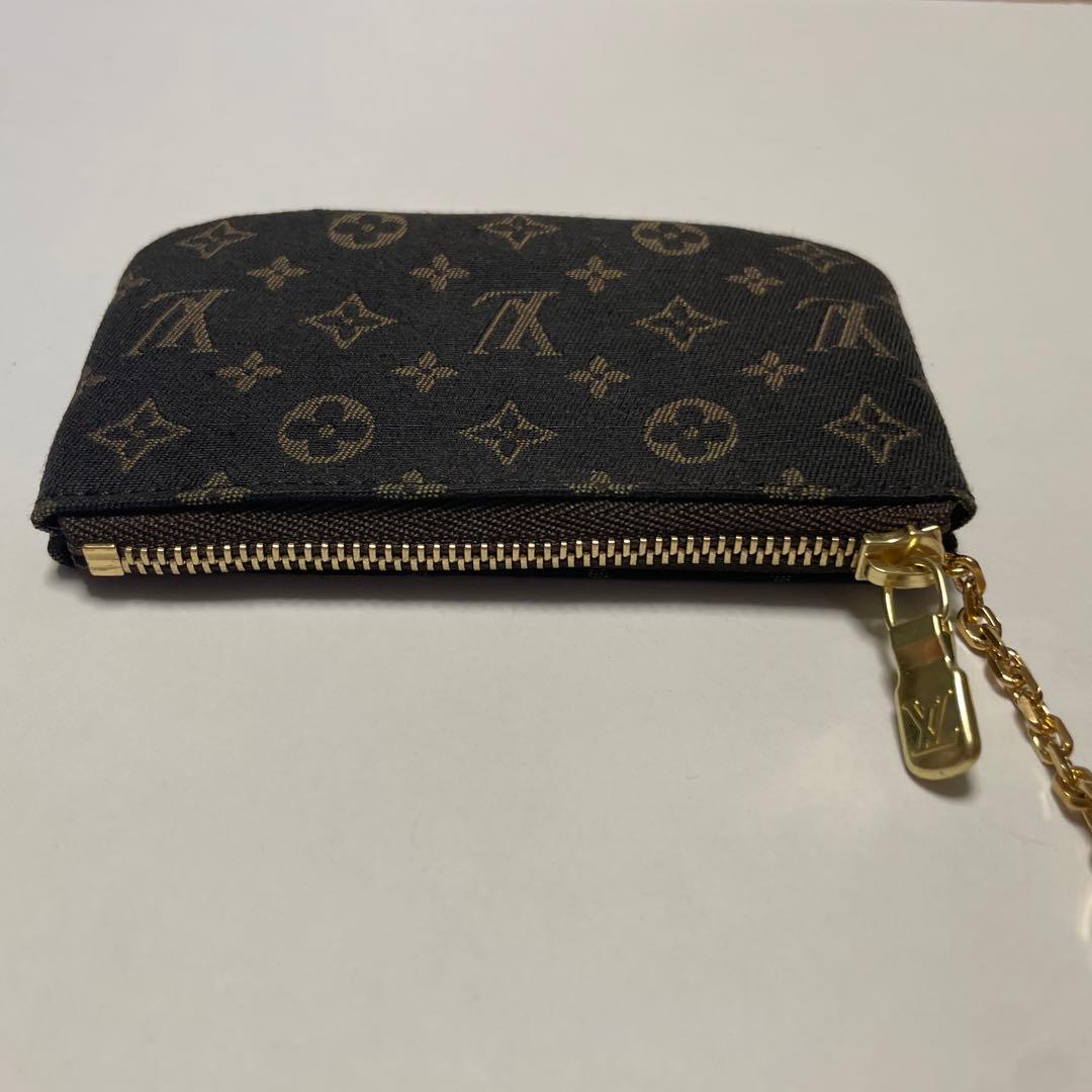 【美品】LOUIS VUITTON ミニポーチ モノグラム ミニラン エベヌ