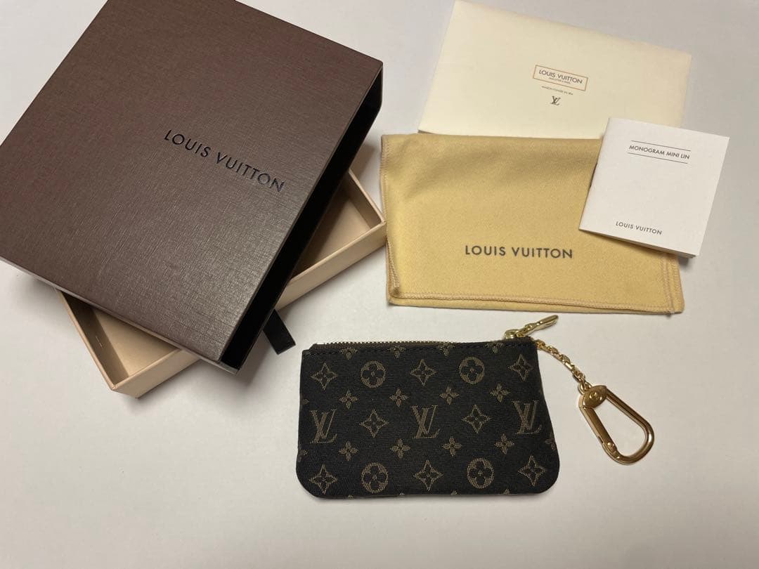 【美品】LOUIS VUITTON ミニポーチ モノグラム ミニラン エベヌ