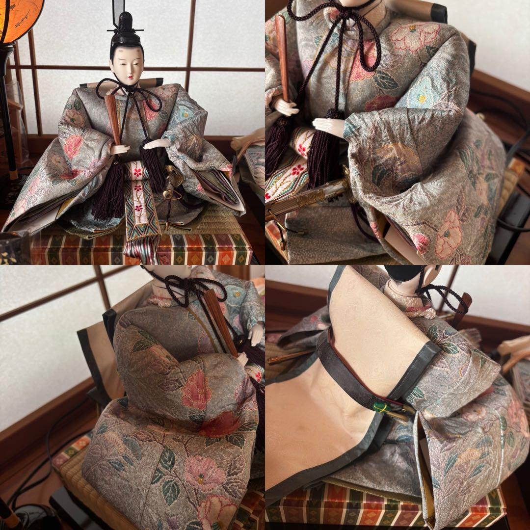 山本寛斎　お雛様と三人官女と小物類