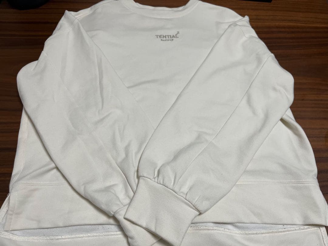 TENTIAL ホワイト トレーナー パンツ セット