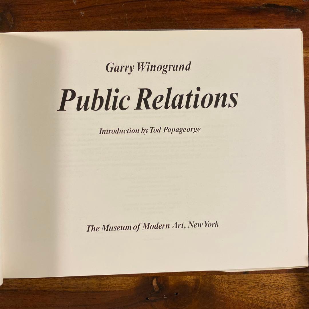 アート・デザイン・音楽 Garry Winogrand Public Relations