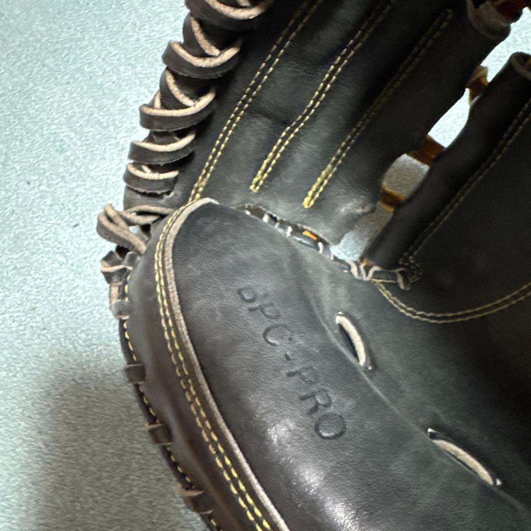 ZETT 硬式グローブ 黒/黄