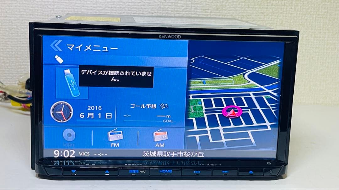 カーナビ　ケンウッド KENWOODケンウッド　MDV-504BTナビ