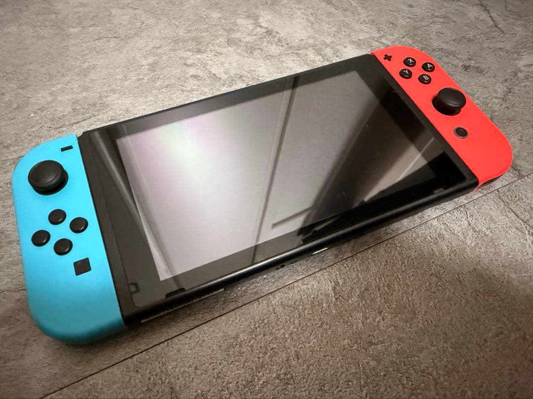 Nintendo Switch 青/赤 本体 128GB SD付き