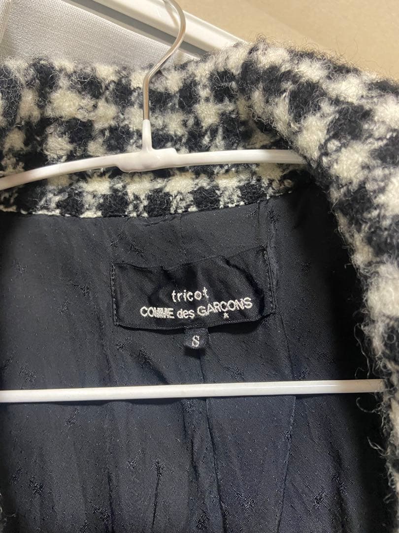 COMME des GARCONS tricot チェックコート S