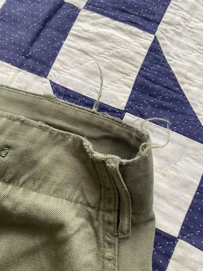 【雰囲気系】40s usarmy m43 カーゴパンツ コットンツイル hbt