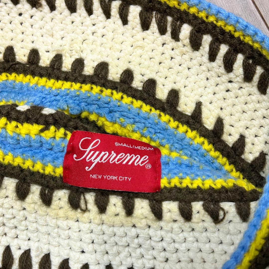 帽子 supreme crochet edge hat