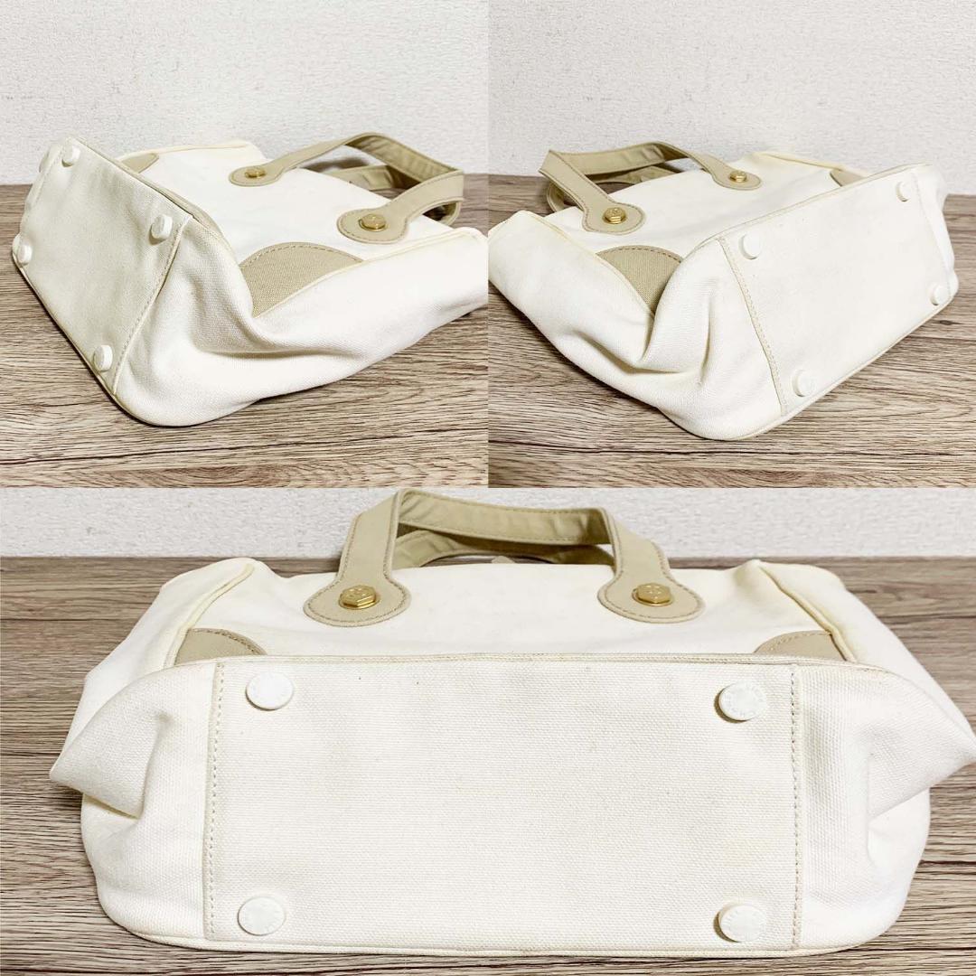 【良品上】シャネル マシュマロ ココマーク トート ハンドバッグ キャンバス